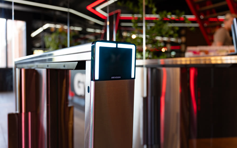 Speedgate met scannerterminal in de praktijk